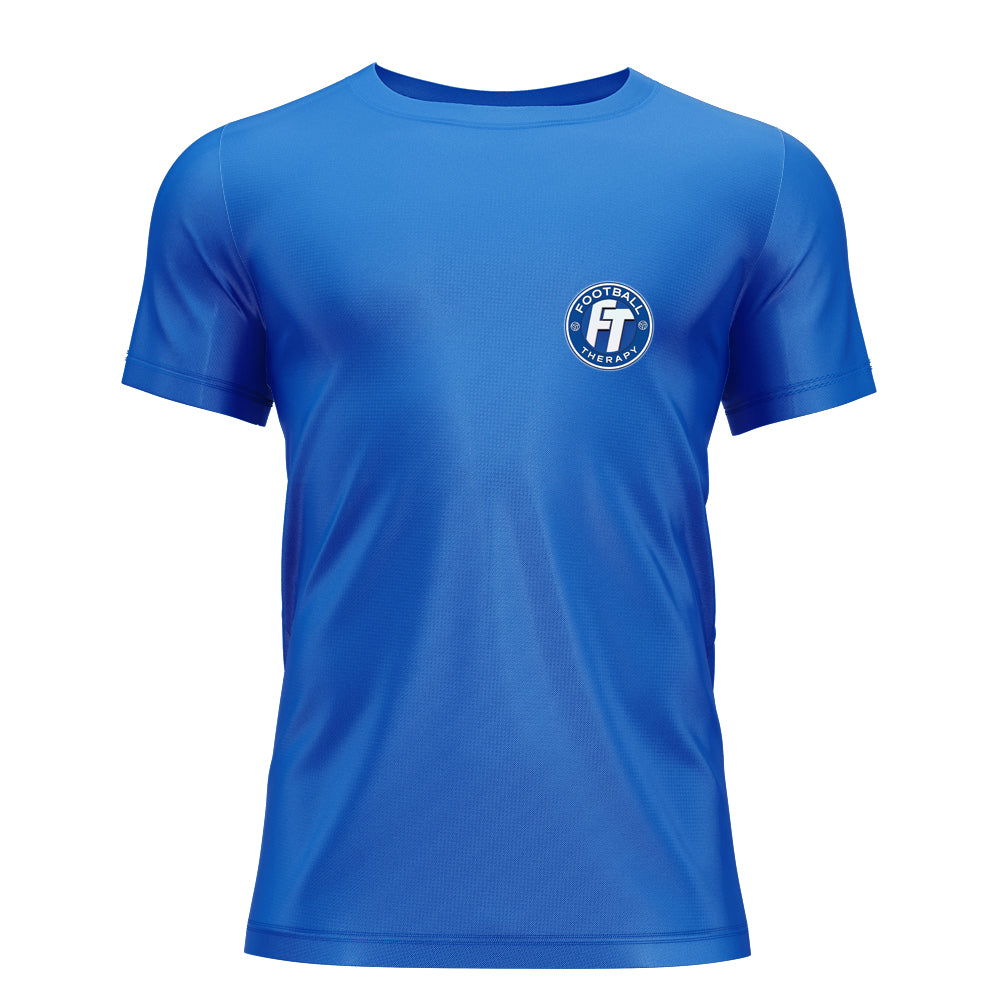 Football Therapy Organic T-Shirt (Royal Blue)