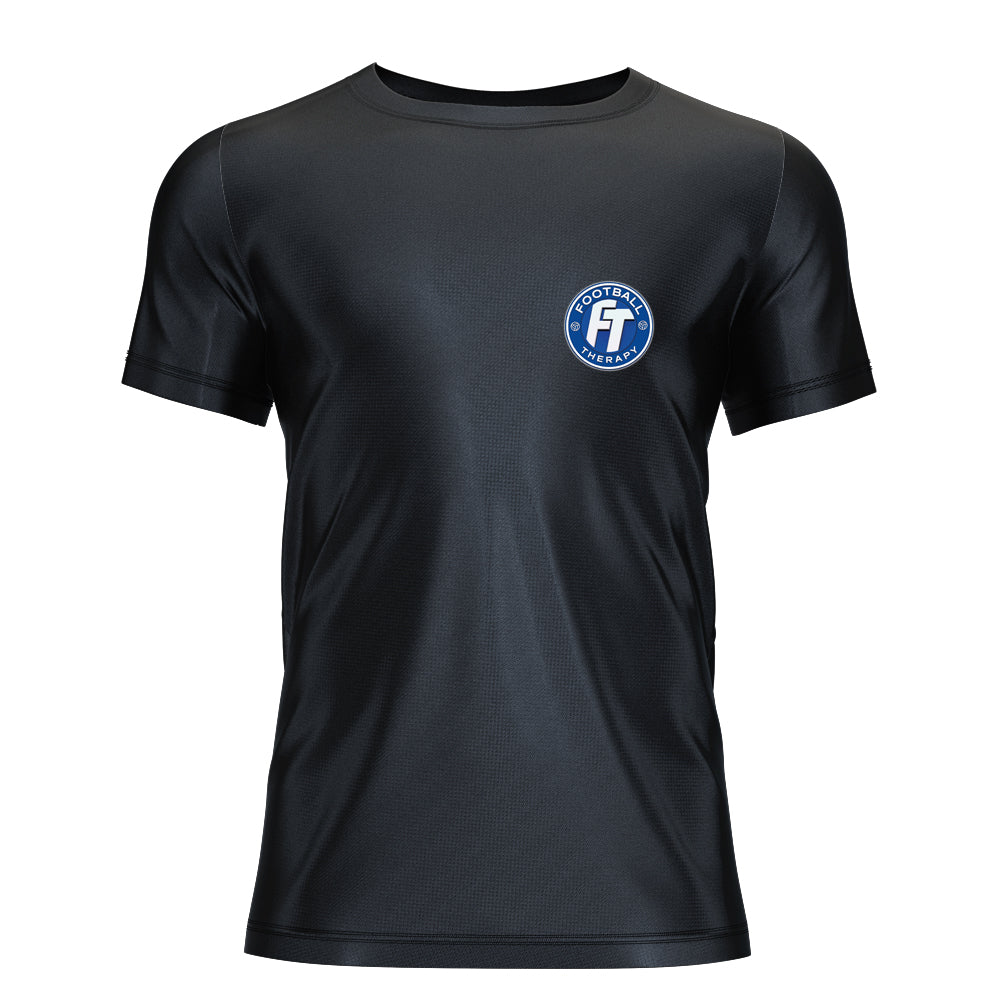 Football Therapy Organic T-Shirt (Black)